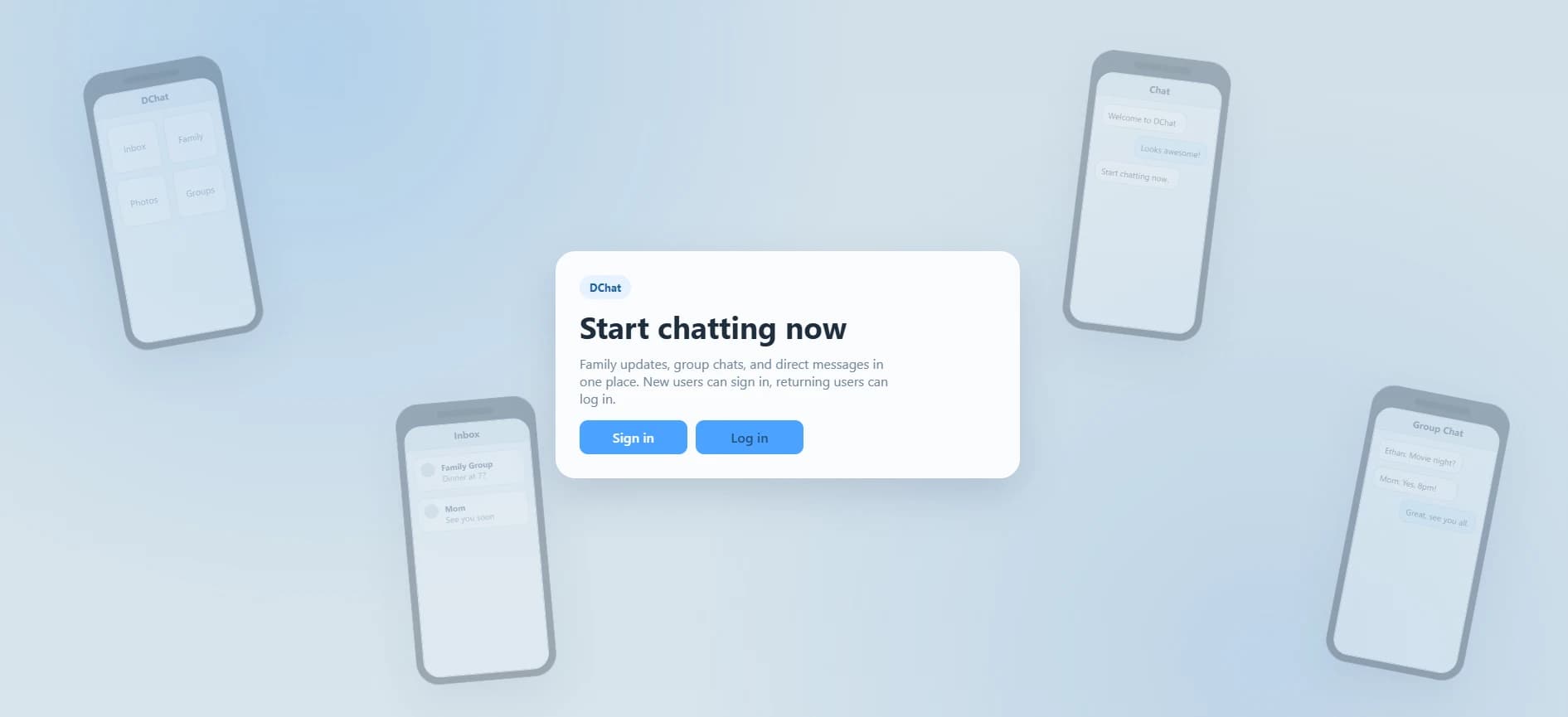DChat app screenshot